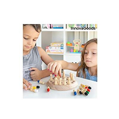 InnovaGoods Wooden Memory Chess Taeda 26 Pieces InnovaGoods Wooden Memory Chess Taeda 26 Pieces
