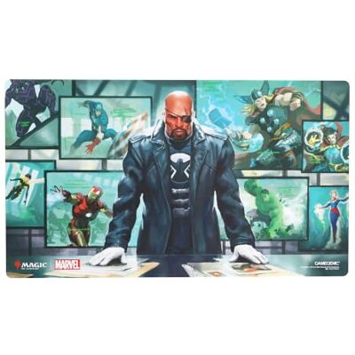 Gamegenic Magic: The Gathering Marvel Super Heroes Prime Playmat Director Nick Fury Trading Card Game Accessory Ages 13+ Gamegenic Magic: The Gathering Marvel Super Heroes Prime Playmat Director Nick Fury Trading Card Game Accessory Ages 13+