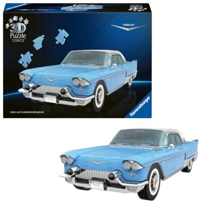 Ravensburger 3D Puzzle Iconics: Cadillac Eldorado Brougham for Age 8+ Ravensburger 3D Puzzle Iconics: Cadillac Eldorado Brougham for Age 8+