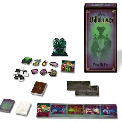 Ravensburger Disney Villainous Come We Fly Game for Adults & Kids Age 10+ Strategy Board and Card Game for Ages 10 and Up- Come We Fly Hocus Pocus, Gift for Boys and Girls Ravensburger Disney Villainous Come We Fly Game for Adults & Kids Age 10+ Strategy Board and Card Game for Ages 10 and Up- Come We Fly Hocus Pocus, Gift for Boys and Girls