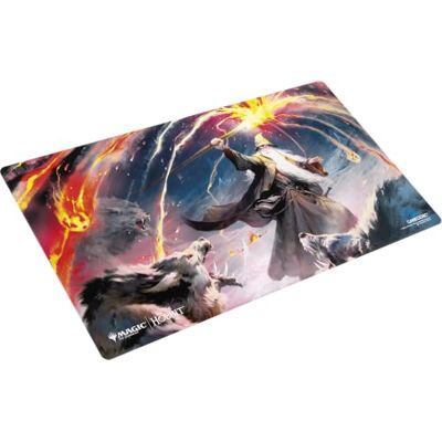 Gamegenic MTG The Hobbit Shiny Playmat Gandalf Shadow's Foe Accessory Magic The Gathering Officially Licenced Trading Card playmat. Protecting and storing your collectible cards Gamegenic MTG The Hobbit Shiny Playmat Gandalf Shadow's Foe Accessory Magic The Gathering Officially Licenced Trading Card playmat. Protecting and storing your collectible cards