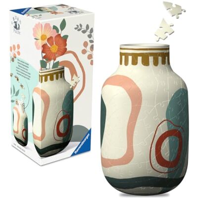 Ravensburger Vase 108-Piece 3D Puzzle Decorative Puzzle for Adults & Kids, Unique Home Décor, Durable Interlocking Pieces Ravensburger Vase 108-Piece 3D Puzzle Decorative Puzzle for Adults & Kids, Unique Home Décor, Durable Interlocking Pieces