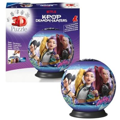 Ravensburger K-Pop Demon Hunters, 72 piece 3D Jigsaw Puzzle Ravensburger K-Pop Demon Hunters, 72 piece 3D Jigsaw Puzzle