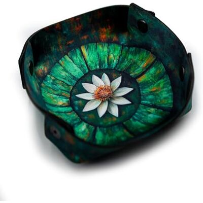 PLAYMATS Token Holder for Board Games and RPG Water Lily 15 x 15 cm PLAYMATS Token Holder for Board Games and RPG Water Lily 15 x 15 cm
