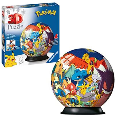 Ravensburger Pokemon 3D Jigsaw Puzzle Ball for Kids Age 6 Years Up 72 Pieces No Glue Required for Boys and Girls Ravensburger Pokemon 3D Jigsaw Puzzle Ball for Kids Age 6 Years Up 72 Pieces No Glue Required for Boys and Girls
