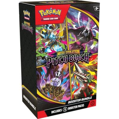 Pokémon TCG: Mega Evolution—Pitch Black Booster Bundle (6 Booster Packs) Pokémon TCG: Mega Evolution—Pitch Black Booster Bundle (6 Booster Packs)