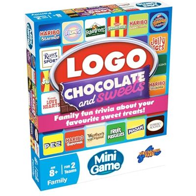 TOMY Drumond Park Logo Chocolate & Sweets Mini Board Game Fun for Groups – Adults & Families Travel-Size Trivia Game Perfect for Parties & Game Nights TOMY Drumond Park Logo Chocolate & Sweets Mini Board Game Fun for Groups – Adults & Families Travel-Size Trivia Game Perfect for Parties & Game Nights
