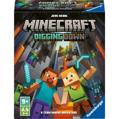 Ravensburger Minecraft Digging Down Card Games for Adults & Kids Age 9+ Card Game for 2 to 4 Players, Travel, Party and Family Game, Gift for Boys and Girls Ravensburger Minecraft Digging Down Card Games for Adults & Kids Age 9+ Card Game for 2 to 4 Players, Travel, Party and Family Game, Gift for Boys and Girls