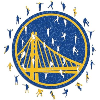 ICONIC NBA - Golden State Warriors - Logo - Holz Puzzle L - Puzzle ICONIC NBA - Golden State Warriors - Logo - Holz Puzzle L - Puzzle