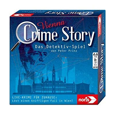 noris 606201888 Crime Story Vienna Crime Game for Adults and Children from 12 Years Detective Card Game on the Theme of Vienna for 1 to 6 Players noris 606201888 Crime Story Vienna Crime Game for Adults and Children from 12 Years Detective Card Game on the Theme of Vienna for 1 to 6 Players