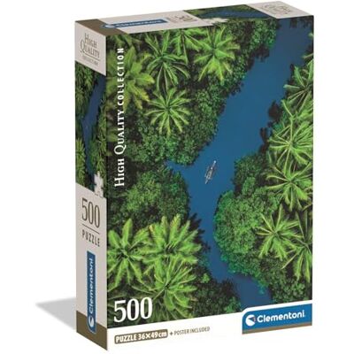 Clementoni Jigsaw Puzzle 500 pieces, Collection Tropical Aerial View, Puzzle for Adults 14-99 Years, Compact box, Made in Italy, 35592 Clementoni Jigsaw Puzzle 500 pieces, Collection Tropical Aerial View, Puzzle for Adults 14-99 Years, Compact box, Made in Italy, 35592