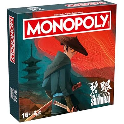 Winning Moves Blue Eye Samurai Monopoly classic board game perfect for 2–6 players and makes a great gift for fans aged 16 and up Winning Moves Blue Eye Samurai Monopoly classic board game perfect for 2–6 players and makes a great gift for fans aged 16 and up
