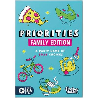 Hasbro Priorities Family Edition Game – Hilarious Party Game of Silly Choices – Card Games for Children Hasbro Priorities Family Edition Game – Hilarious Party Game of Silly Choices – Card Games for Children