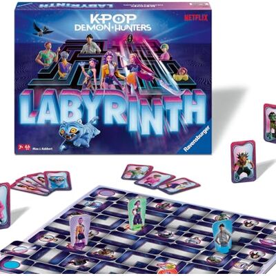 Ravensburger K-Pop Demon Hunters Labyrinth The Moving Maze Game Family Strategy Board Game for Kids & Adults Age 7 Years Up 2 to 4 Players Ravensburger K-Pop Demon Hunters Labyrinth The Moving Maze Game Family Strategy Board Game for Kids & Adults Age 7 Years Up 2 to 4 Players