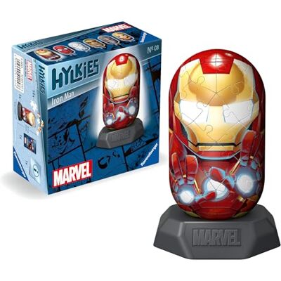 Ravensburger 3D Puzzle Marvel Iron Man Ages 6+, 54 Pieces Ravensburger 3D Puzzle Marvel Iron Man Ages 6+, 54 Pieces