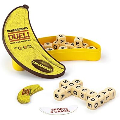BANANAGRAMS Duel Word Game Ages 7+ 2 Players 10+ Minutes Playing Time BANANAGRAMS Duel Word Game Ages 7+ 2 Players 10+ Minutes Playing Time
