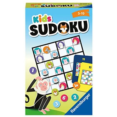 Ravensburger KIDS Sudoku, Pocket Game, 2-4 Players, Recommended Age 5+, 20872 2 Ravensburger KIDS Sudoku, Pocket Game, 2-4 Players, Recommended Age 5+, 20872 2