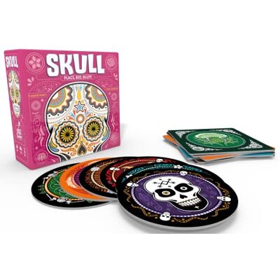 Space Cowboys Asmodee Skull – The Iconic Bluffing Party Game Simple to Play, High-Tension Bidding Great for Games Nights & Gatherings Roses or Skulls? Only You Know 3–6 Players, Ages 10+, 30 Mins Space Cowboys Asmodee Skull – The Iconic Bluffing Party Game Simple to Play, High-Tension Bidding Great for Games Nights & Gatherings Roses or Skulls? Only You Know 3–6 Players, Ages 10+, 30 Mins