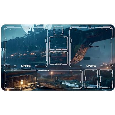 PLAYMATS 1 Player Card Play Mat Compatible with Star Wars: Unlimited 24 x 14 Inches / 61 x 35.5 cm Scrap Yard PLAYMATS 1 Player Card Play Mat Compatible with Star Wars: Unlimited 24 x 14 Inches / 61 x 35.5 cm Scrap Yard