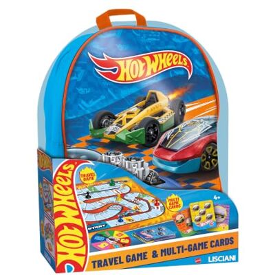 Lisciani Hot Wheels Travel Games Backpack Card Games for Kids Ages 4+ Kids Travel Game Card Games & Track Game Hot Wheels Backpack Logic Memory & Observation Skills for Kids Ages 4+ Lisciani Hot Wheels Travel Games Backpack Card Games for Kids Ages 4+ Kids Travel Game Card Games & Track Game Hot Wheels Backpack Logic Memory & Observation Skills for Kids Ages 4+
