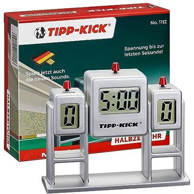TIPP-KICK Half-Time Clock with Goal Display & Sound Function I Scoreboard for Current Scores & Playing Times I Original Football Accessories for Every Table Football Game I Grey TIPP-KICK Half-Time Clock with Goal Display & Sound Function I Scoreboard for Current Scores & Playing Times I Original Football Accessories for Every Table Football Game I Grey