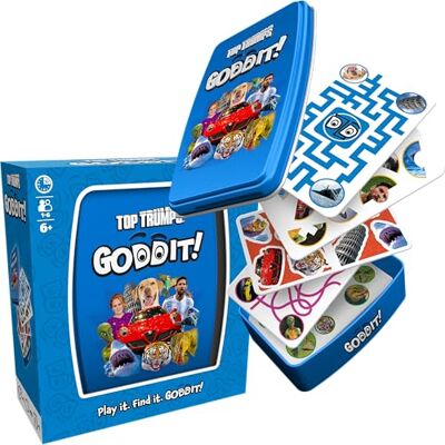 Top Trumps Original Goddit! Card Game for Kids and Adults Family Game Travel Game 1 to 6 Players Makes a Great Gift for Ages 6 plus Top Trumps Original Goddit! Card Game for Kids and Adults Family Game Travel Game 1 to 6 Players Makes a Great Gift for Ages 6 plus