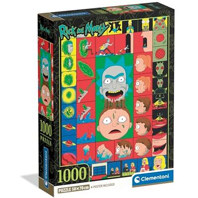 Clementoni PZL 1000 RICK&MORTY -3- COMPACT BOX 37512 Clementoni PZL 1000 RICK&MORTY -3- COMPACT BOX 37512