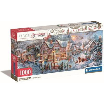 Clementoni Getting Ready For Christmas 1000 pcs Puzzle - Italian Quality Clementoni Getting Ready For Christmas 1000 pcs Puzzle - Italian Quality