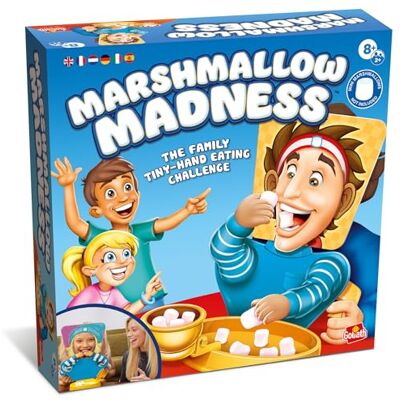 Goliath Playmonster Games Marshmallow Madness Hilarious Tiny Hands Party Game for Kids, Teens & Families Fast-Paced Eating Challenge Game For 2 or more Players Ages 8+ Goliath Playmonster Games Marshmallow Madness Hilarious Tiny Hands Party Game for Kids, Teens & Families Fast-Paced Eating Challenge Game For 2 or more Players Ages 8+