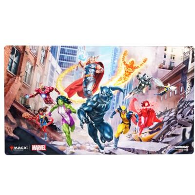 Gamegenic Magic: The Gathering Marvel Super Heroes Shiny Playmat Marvel Super Heroes Trading Card Game Accessory Ages 13+ Gamegenic Magic: The Gathering Marvel Super Heroes Shiny Playmat Marvel Super Heroes Trading Card Game Accessory Ages 13+
