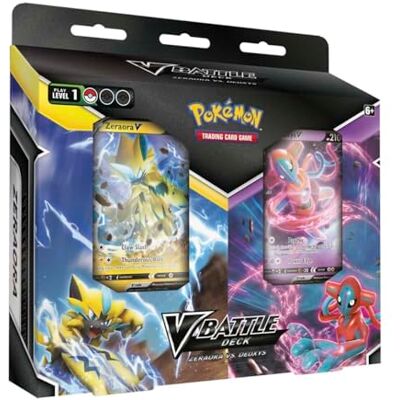 Pokémon TCG: V Battle Deck Zeraora vs. Deoxys (2 60 Card Ready-to-Play V Battle Decks) Pokémon TCG: V Battle Deck Zeraora vs. Deoxys (2 60 Card Ready-to-Play V Battle Decks)