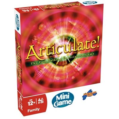 Drumond Park Articulate Mini Game Travel Games for Adults, 12+ Compact Word-Guessing Travel Game Family Travel Games, Holiday Games, Word Games, Ages 12+ Drumond Park Articulate Mini Game Travel Games for Adults, 12+ Compact Word-Guessing Travel Game Family Travel Games, Holiday Games, Word Games, Ages 12+