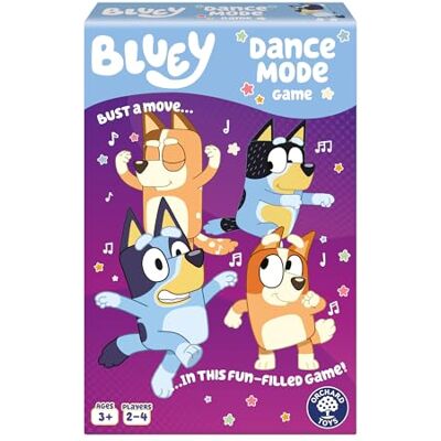 Orchard Toys Bluey Dance Mode Game, Active Kids Card Game for Ages 3+, Fun Dance, Spin & Move Play with Bluey, Bingo & Family Orchard Toys Bluey Dance Mode Game, Active Kids Card Game for Ages 3+, Fun Dance, Spin & Move Play with Bluey, Bingo & Family