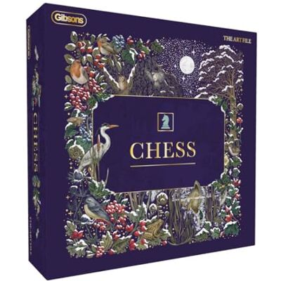 Gibsons The Art File Chess Set – Luxury Wooden Strategy Board Game in Purple & Mint – 2 Players, Ages 8+ – Classic Travel Chess with Peg Pieces – Premium Gift for Kids & Adults Gibsons The Art File Chess Set – Luxury Wooden Strategy Board Game in Purple & Mint – 2 Players, Ages 8+ – Classic Travel Chess with Peg Pieces – Premium Gift for Kids & Adults