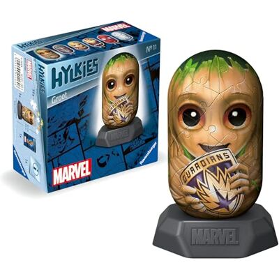 Ravensburger 3D Puzzle Marvel Groot Hylkies Ages 6+, 33 Pieces Marvel Heroes, No Glue Required, Creative Craft Construction Kits for Kids & Adults Ravensburger 3D Puzzle Marvel Groot Hylkies Ages 6+, 33 Pieces Marvel Heroes, No Glue Required, Creative Craft Construction Kits for Kids & Adults