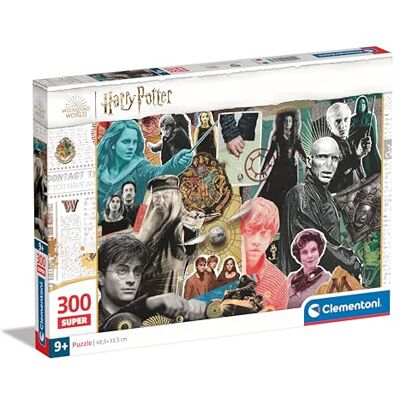 Clementoni Jigsaw Puzzle Harry Potter 300 Pieces Supercolor Puzzle For Children 9-11 Years, Cartoon, Gift For Boy/Girls, Hogwarts, Puzzle For Kids, Made In Italy, 21727 Clementoni Jigsaw Puzzle Harry Potter 300 Pieces Supercolor Puzzle For Children 9-11 Years, Cartoon, Gift For Boy/Girls, Hogwarts, Puzzle For Kids, Made In Italy, 21727