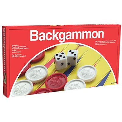 Pressman : Classic Backgammon Set Traditional Board Games for Kids and Adults For 2 Players Ages 7 Plus Pressman : Classic Backgammon Set Traditional Board Games for Kids and Adults For 2 Players Ages 7 Plus