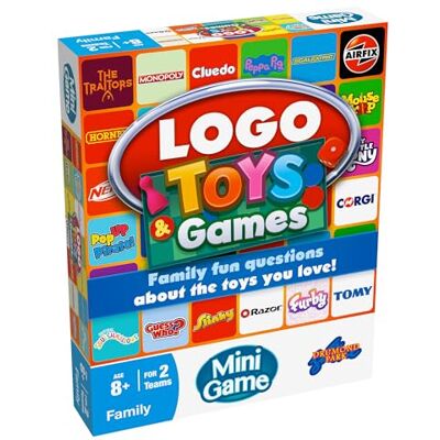 TOMY Drumond Park LOGO Toys & Games Mini Board Game Fun for Groups – Adults & Families Travel-Sized Trivia Game Ideal for Parties, Game Nights & Holiday Fun TOMY Drumond Park LOGO Toys & Games Mini Board Game Fun for Groups – Adults & Families Travel-Sized Trivia Game Ideal for Parties, Game Nights & Holiday Fun