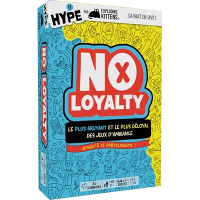Asmodee No Loyalty Exploding Kittens Atmosphere Game Fast Party Game Fun Evening Game From 7 Years 4 to 20+ Players 15 min French Version Asmodee No Loyalty Exploding Kittens Atmosphere Game Fast Party Game Fun Evening Game From 7 Years 4 to 20+ Players 15 min French Version