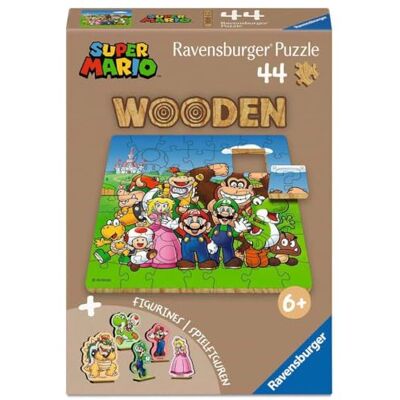 Ravensburger Super Mario Wooden Puzzle with Stand-Up Play Characters – 44 Piece Durable Jigsaw for Kids Ages 3+, Educational and Interactive Toy Ravensburger Super Mario Wooden Puzzle with Stand-Up Play Characters – 44 Piece Durable Jigsaw for Kids Ages 3+, Educational and Interactive Toy