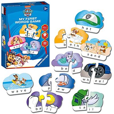 Ravensburger Paw Patrol My First Word Educational Game for Kids Age 4 Years Up Ideal for Early Learning, Alphabet, Reading and Spelling Ravensburger Paw Patrol My First Word Educational Game for Kids Age 4 Years Up Ideal for Early Learning, Alphabet, Reading and Spelling