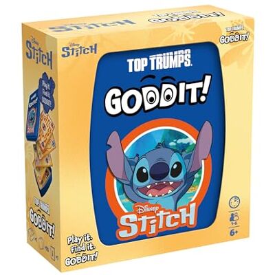 Top Trumps Stitch Goddit! Card Game for Kids and Adults Family Game Travel Game 1 to 6 Players Makes a Great Gift for Ages 6 plus Top Trumps Stitch Goddit! Card Game for Kids and Adults Family Game Travel Game 1 to 6 Players Makes a Great Gift for Ages 6 plus