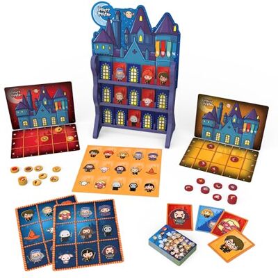 Spin Master Games Wizarding World, Harry Potter Games HQ Checkers Tic Tac Toe Memory Match Go Fish Bingo Card Games Fantastic Beasts Gift, for Adults and Kids Ages 4+ Spin Master Games Wizarding World, Harry Potter Games HQ Checkers Tic Tac Toe Memory Match Go Fish Bingo Card Games Fantastic Beasts Gift, for Adults and Kids Ages 4+