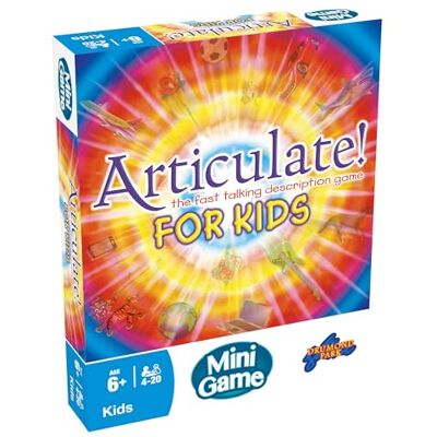 Drumond Park Articulate for Kids Mini Game Fast-Talking Word Game for Kids Fun Party Games for Ages 6+ Family Travel Games for 2+ Players Drumond Park Articulate for Kids Mini Game Fast-Talking Word Game for Kids Fun Party Games for Ages 6+ Family Travel Games for 2+ Players