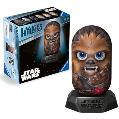 Ravensburger 3D Puzzle Star Wars Chewbacca Hylkies Ages 6+ 54 Peices, Star Wars, No Glue Required, Creative Craft Construction Kits for Kids & Adults Ravensburger 3D Puzzle Star Wars Chewbacca Hylkies Ages 6+ 54 Peices, Star Wars, No Glue Required, Creative Craft Construction Kits for Kids & Adults