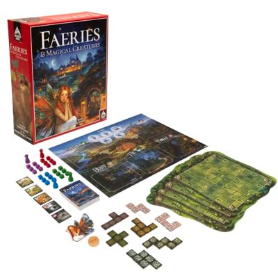 Paul Lamond Faeries and Magical Creatures Strategy Board Game Paul Lamond Faeries and Magical Creatures Strategy Board Game