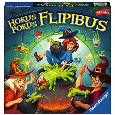 Ravensburger Barnlekar 20355 – Hokus Pokus Flipibus – actionspel med hoppeffekt för barn från 6 år Ravensburger Barnlekar 20355 – Hokus Pokus Flipibus – actionspel med hoppeffekt för barn från 6 år