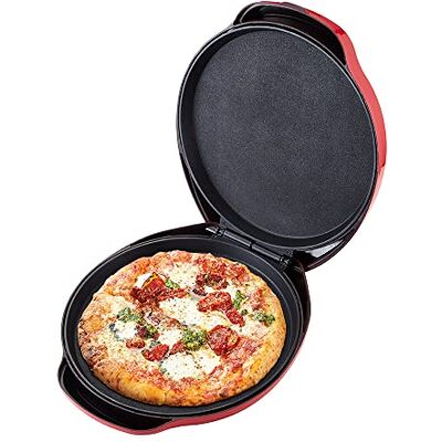 Judge Electric Pizza Oven. Energy Efficient Pizza Maker, Perfect Crepe, Pancake and Omelette Maker Non Stick Fast Heating Multicooker, 30cm Indoor Pizza Oven. Table Top Pizza Oven, 1000W Judge Electric Pizza Oven. Energy Efficient Pizza Maker, Perfect Crepe, Pancake and Omelette Maker Non Stick Fast Heating Multicooker, 30cm Indoor Pizza Oven. Table Top Pizza Oven, 1000W
