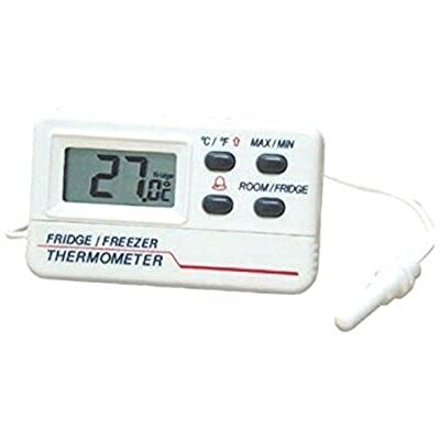 Genware NEV-910-9 Thermometer, Digital Fridge/Freezer, 50°C To 70°C Genware NEV-910-9 Thermometer, Digital Fridge/Freezer, 50°C To 70°C