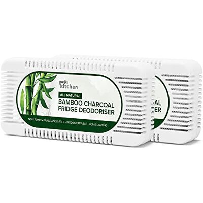 joeji's Kitchen Fridge Deodoriser Bamboo Charcoal 2 Pack Odour Eliminator Fridge Odour Absorber, Charcoal Deodoriser, Refrigerator Smell Remover, Charcoal Air Freshener, Natural Odour Eliminator joeji's Kitchen Fridge Deodoriser Bamboo Charcoal 2 Pack Odour Eliminator Fridge Odour Absorber, Charcoal Deodoriser, Refrigerator Smell Remover, Charcoal Air Freshener, Natural Odour Eliminator